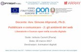 Liberatorie e licenze open nella scuola digitale (Pavia, marzo 2017)
