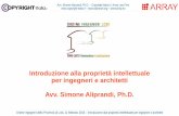 Introduzione alla proprietà intellettuale per ingegneri e architetti (Lodi, febbraio 2017)