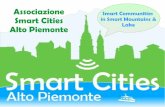 Presentazione progetto Smart Cities alto Piemonte