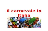 Il carnevale in italia