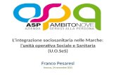 L'integrazione sociosanitaria nelle Marche: l'U.O. SeS