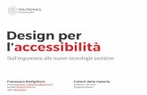 Design per l'accessibilità - Lezione 9 10