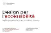 Design per l'accessibilità - Lezione 5
