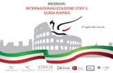 Webinar: Internazionalizzazione Step 1. Guida rapida