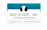 Nice to meet... me! Il tuo profilo LinkedIn è abbastanza self branding?
