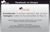 Corso Facebook vs Google