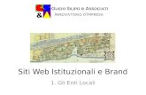 Siti web istituzionali e brand