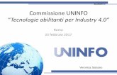 Commissione UNINFO “Tecnologie abilitanti per Industry 4.0”