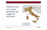 Sistemi locali: una nuova geografia per leggere il territorio - Sandro Cruciani