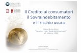 Il credito ai consumatori sovraindebitamento e usura 2016. Paolo Battaglia
