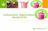 Presentazione Colazione Equilibrata Herbalife