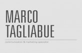 Marco Tagliabue - Portfolio