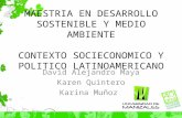 Contexto Socioeconomico y politico latinoamericano
