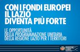 Fondi europei: l'impegno della Regione in provincia di Viterbo