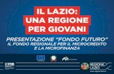 Il Lazio: Regione per i giovani