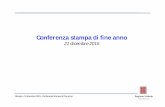 Regione Umbria, Conferenza stampa di Fine Anno 2015