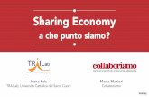 Sharing economy: a che punto siamo?