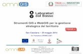 Ldb 25 strumenti gis e webgis_2014-05-29 spannicciati - 4 gestione ed elaborazione dati