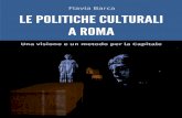 Flavia Barca, Le politiche culturali a Roma, settembre 2015