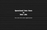 Operational Data Store vs Data Lake
