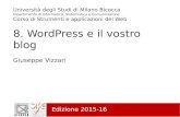 08 - WordPress e il vostro blog