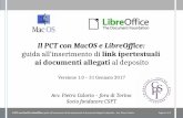 Guida inserimento link ipertestuali ai documenti (Mac e Libre Office)
