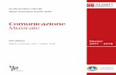 Master In Comunicazione Musicale - L'edizione 2017-2018