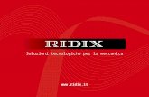 RIDIX: tecnologie meccaniche di successo