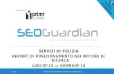 Seo SEOGuardian - Report posizionamento nei motori di ricerca - Servizi di Pulizia