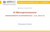 MODULO 04: Il microprocessore