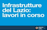 Regione Lazio: infrastrutture, lavori in corso