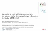 Istruzione e stratificazione sociale. Accesso e rendimenti  dell’Istruzione - Gabriele  Ballarino,  Cinzia  Meraviglia e Nazareno  Panichella