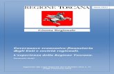 Governance economico-finanziaria degli Enti e società regionali - L'esperienza della Regione Toscana