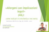 Allergeni con implicazioni legali: come indicarli in etichetta e nei menù