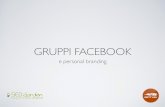 Gruppi facebook e personal branding