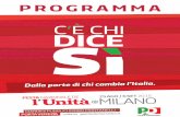 Programma Festa de L'Unità Milano 2015