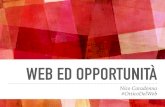 Web ed opportunità - #OtticoDelWeb