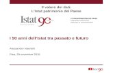Alessandro Valentini, I 90 anni dell’Istat tra passato e futuro