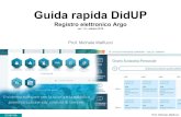 Guida rapida DidUP- Prof. Maffucci Michele