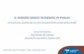 Il Servizio Idrico Integrato in Puglia
