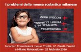 Incontro commissioni mensa con Milano Ristorazione 25 febbraio 2016