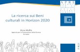 La Ricerca sui Beni culturali in Horizon 2020