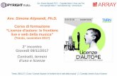 Contratti, termini d'uso e licenze (Trento, nov. 2017)