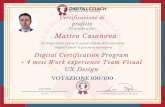 Certificato digital certification program m.casanova