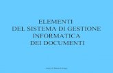 Elementi di archivistica informatica - Livraga