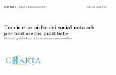 Teorie e tecniche dei social network per biblioteche pubbliche - Piacenza 2017