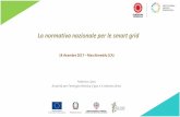 La normativa italiana per le smart grid (Federico Luiso, Autorità per l'Energia elettrica, il gas e il sistema idrico)