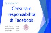 Censura e responsabilità di Facebook