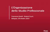 L'organizzazione dello Studio professionale - Francesco Eandi