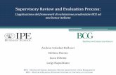 IPE - The BCG "Supervisory Review and Evaluation Process: L'applicazione del framework di valutazione prudenziale BCE ad una banca italiana